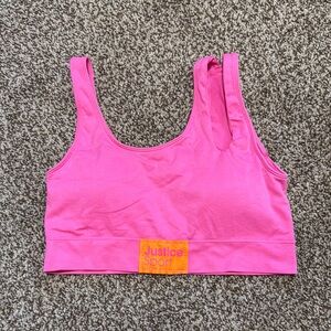 Justice Sport Pink Sports Bra